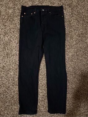 Levi's High Rise Black Skinny Jeans
